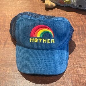 Mother Denim blue corduroy hat, One Size, BRAND NEW!